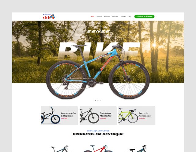Bicicletaria Cicle 6 - DM8 Agência de Marketing Digital Porfolio 2 - DM8 Agência de Marketing Digital